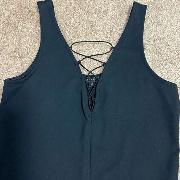 Dynamite Black Lace Up Bodysuit - Picture 2 of 3